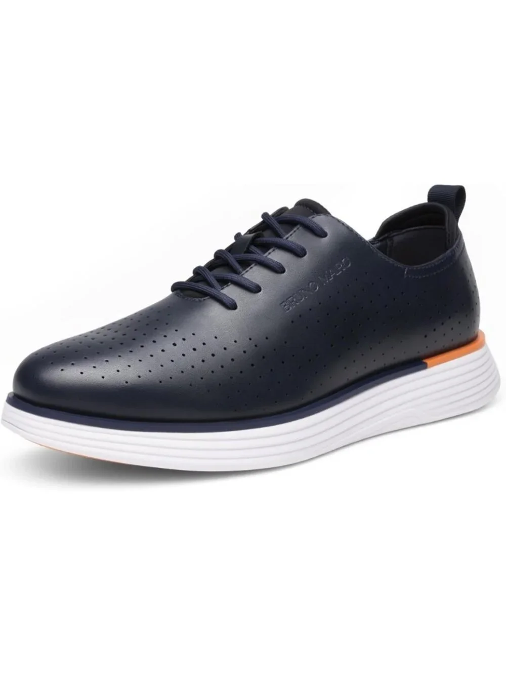 Bruno Marc Men's Blue Polyurethane Classic Casual Vibrant Fashion Sneaker